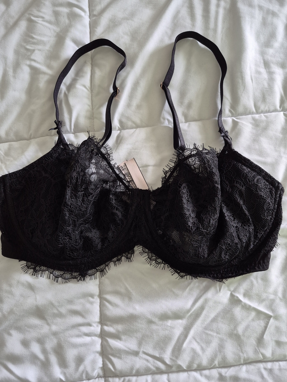 Victoria's Secret Dream Angels Pushup Without Padding Black Lace